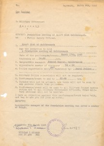 Schreiben der amerikanischen Militäradministration vom 8. 3. 1946