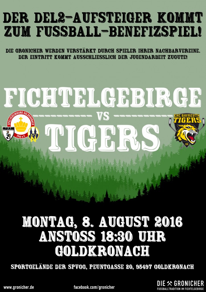 SpVgg Goldkronach – EHC Bayreuth Tigers