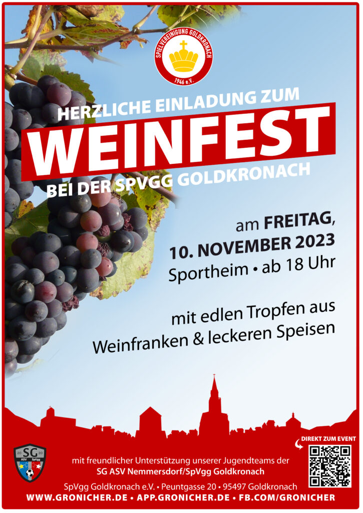 Weinfest der SpVgg Goldkronach, 10. November 2023