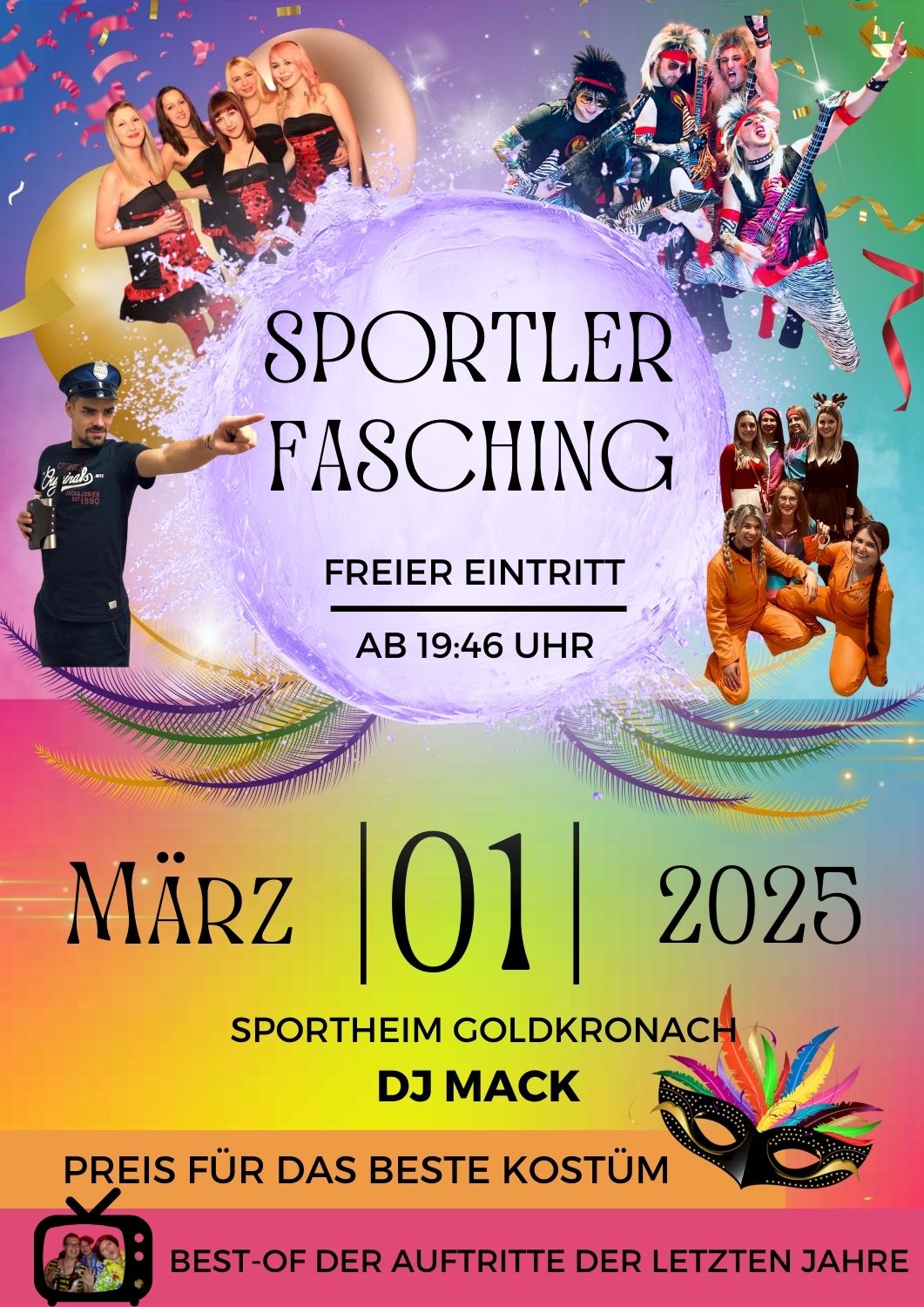 SpVgg Goldkronach: Sportlerfasching 2025